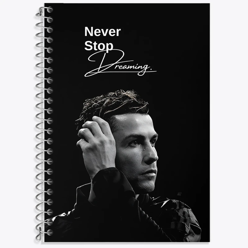 دفتر نت موسیقی 50 برگ خندالو طرح کریستیانو رونالدو کد F6889