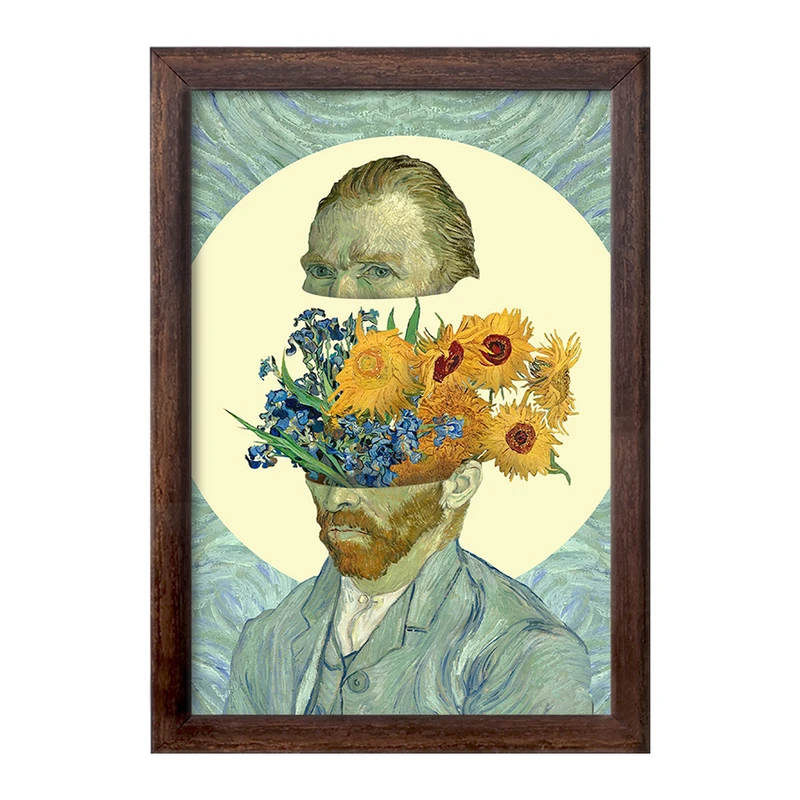 تابلو خندالو طرح ونسان ونگوگ کد 25459