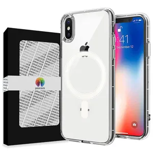 Peacock Clear Magsafe Cover For Apple iPhone XS Max