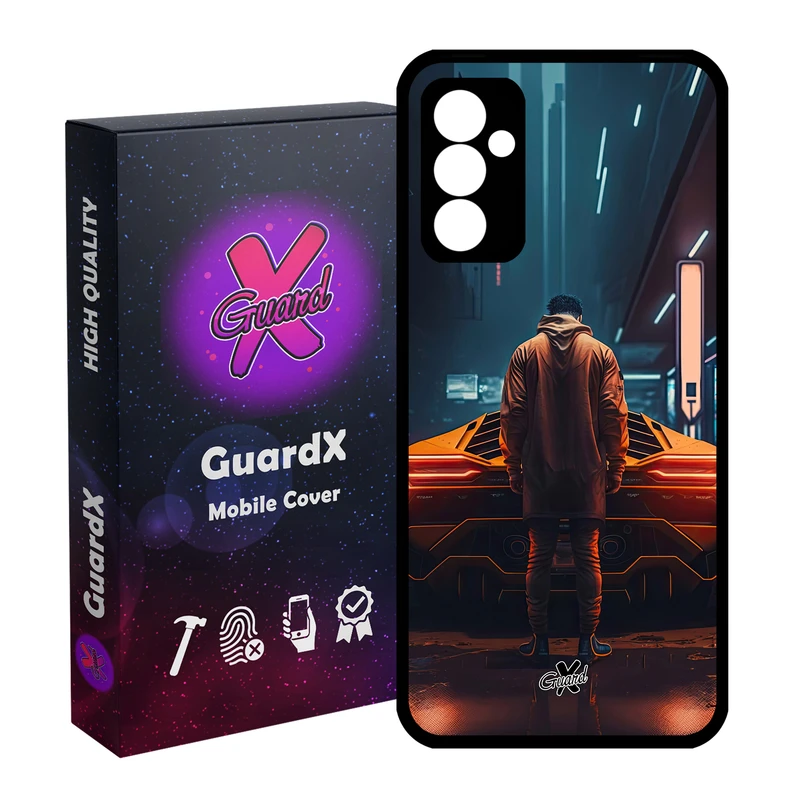 کاور گارد ایکس طرح لامبورگینی مدل Glass10601 مناسب برای گوشی موبایل سامسونگ Galaxy A55 / A55 5G