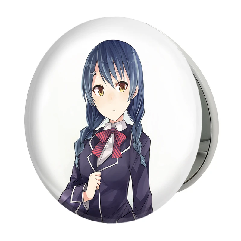 آینه جیبی خندالو طرح مگومی انیمه جنگ غذاها Food Wars مدل تاشو کد 17001 