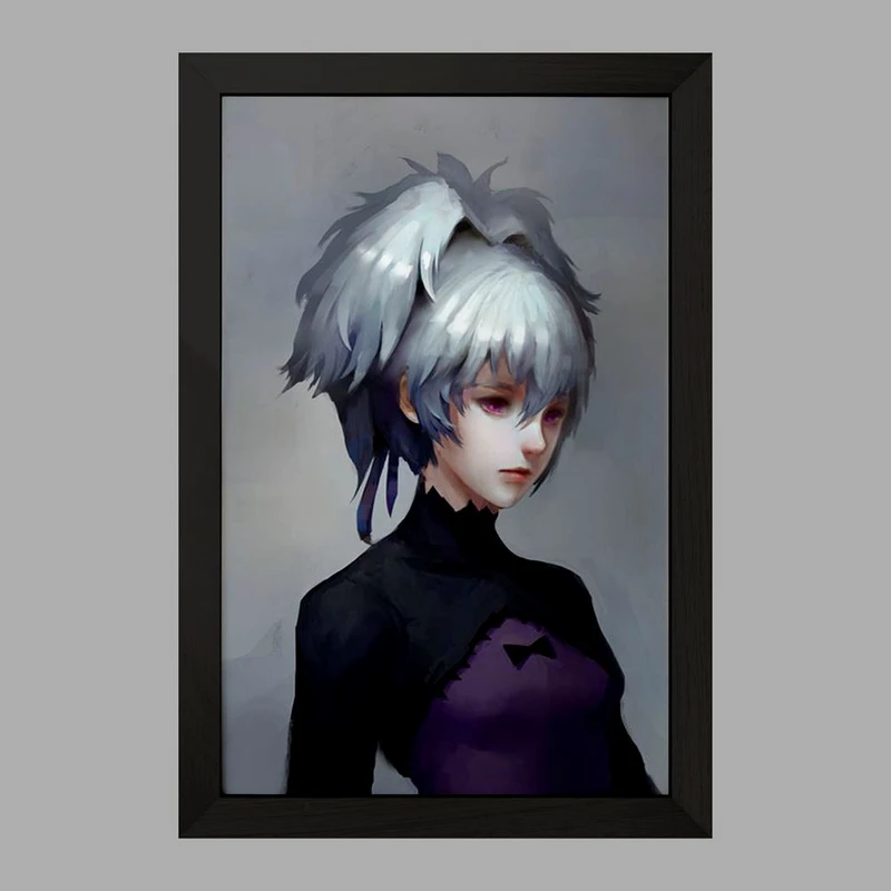 تابلو خندالو مدل یین انیمه تاریکتر از سیاهی Darker Than Black کد 23454