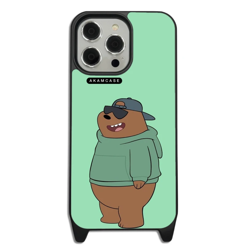 کاور آکام مدل AMCWLA14PROMAX-BARE BEAR4 مناسب برای گوشی موبایل اپل iPhone 14 Pro Max