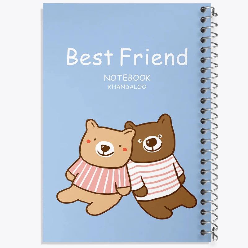 دفتر مشق 100 برگ خندالو طرح Best Friends کد N908