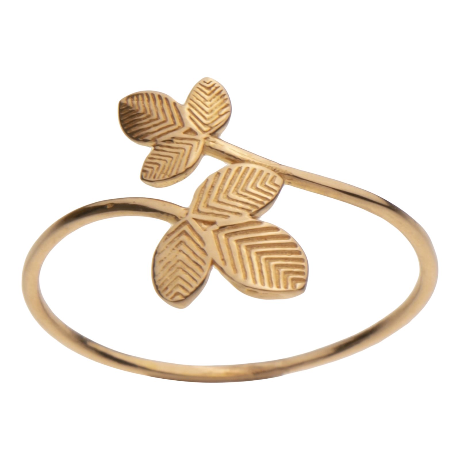 انگشتر طلا 18 عیار زنانه گلدم مدل R-3070016 - - 1