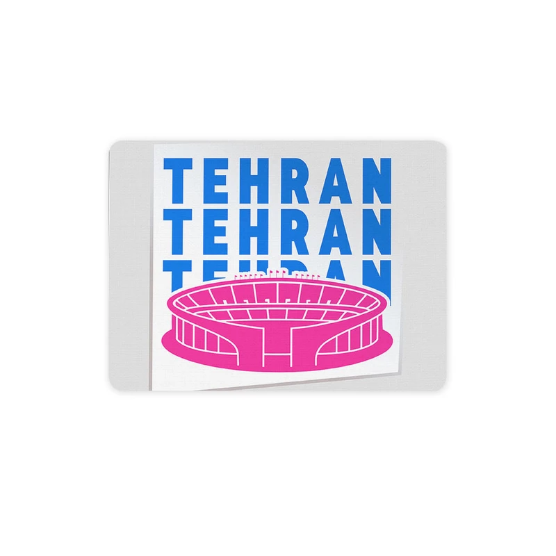 ماوس پد ترمه طراحان ایده مدل نماد ورزشگاه آزادی تهران کد map0129 سایز 19*28 سانتی متر