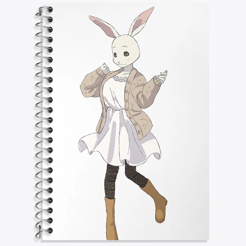 دفتر زبان 50 برگ خندالو مدل سه خط طرح هارو انیمه بیستارز کد 33454