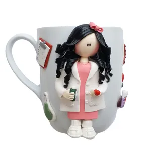 ماگ سرامیکی مدل دختر پزشک و پرستار کد 01022