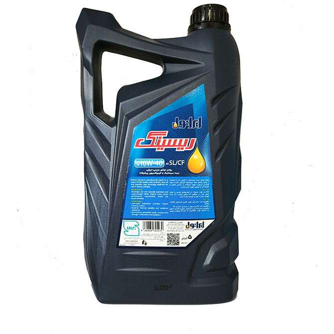 روغن موتور ایرانول مدل Racing 10W40 SL حجم 5 لیتر