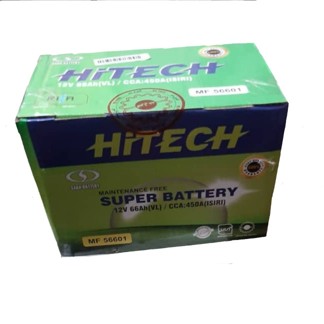 باتری اتمی خودرو صبا باتری مدل 66 آمپر های تک