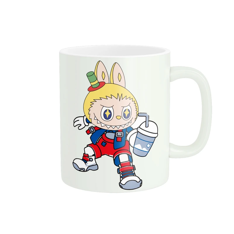 ماگ پاد آفرین طرح عروسک لبوبو کد 6022