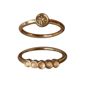 انگشتر زنانه اکسسورایز مدل AR1144-007 بسته 2 عددی