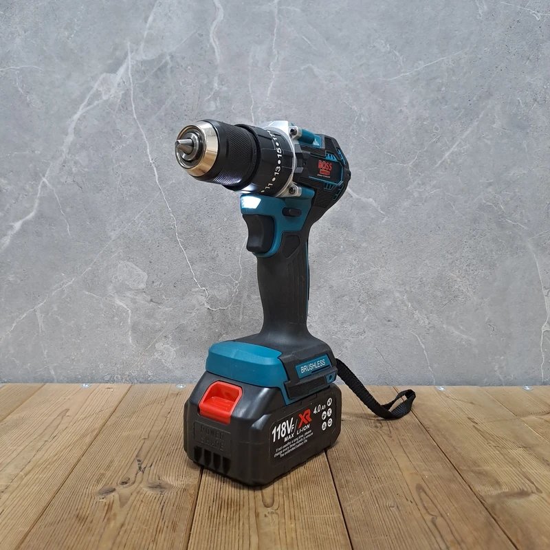 عکس شماره 12 : مجموعه 4 عددی ابزار شارژی صنعتی باس مدل brushless