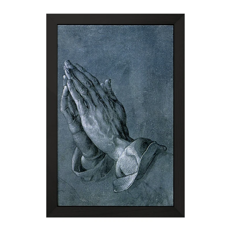 تابلو خندالو مدل دستان نیایشگر آلبرشت دورر کد 36831