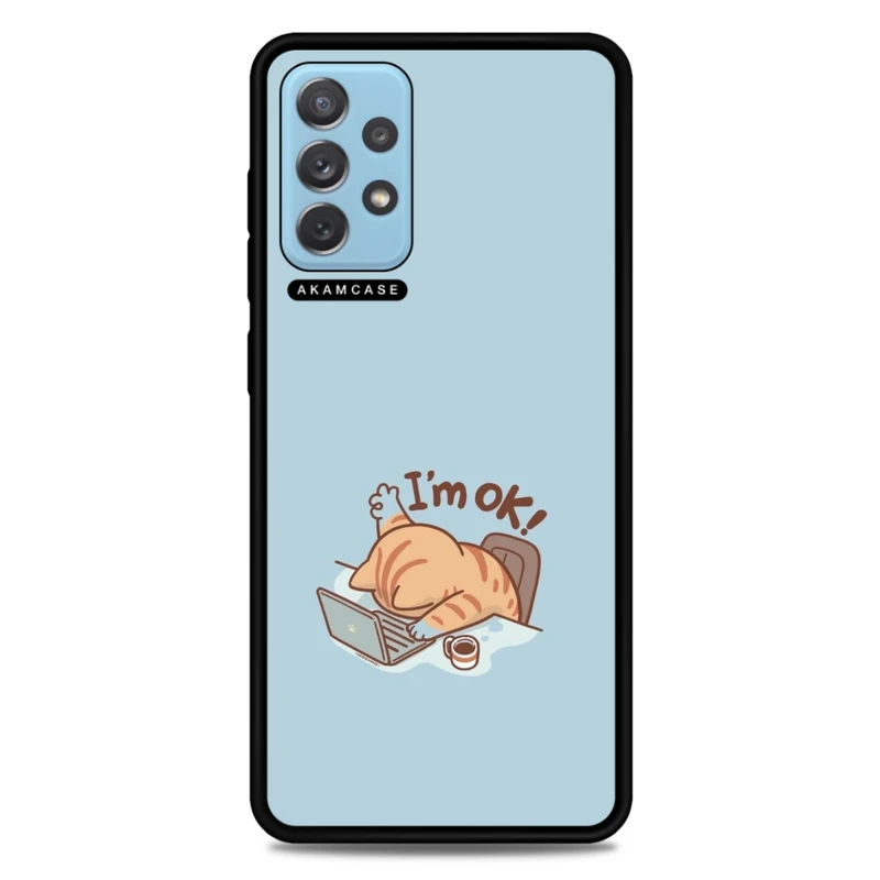 کاور آکام مدل AMC-WSGA72-CATS-39 مناسب برای گوشی موبایل سامسونگ Galaxy A72