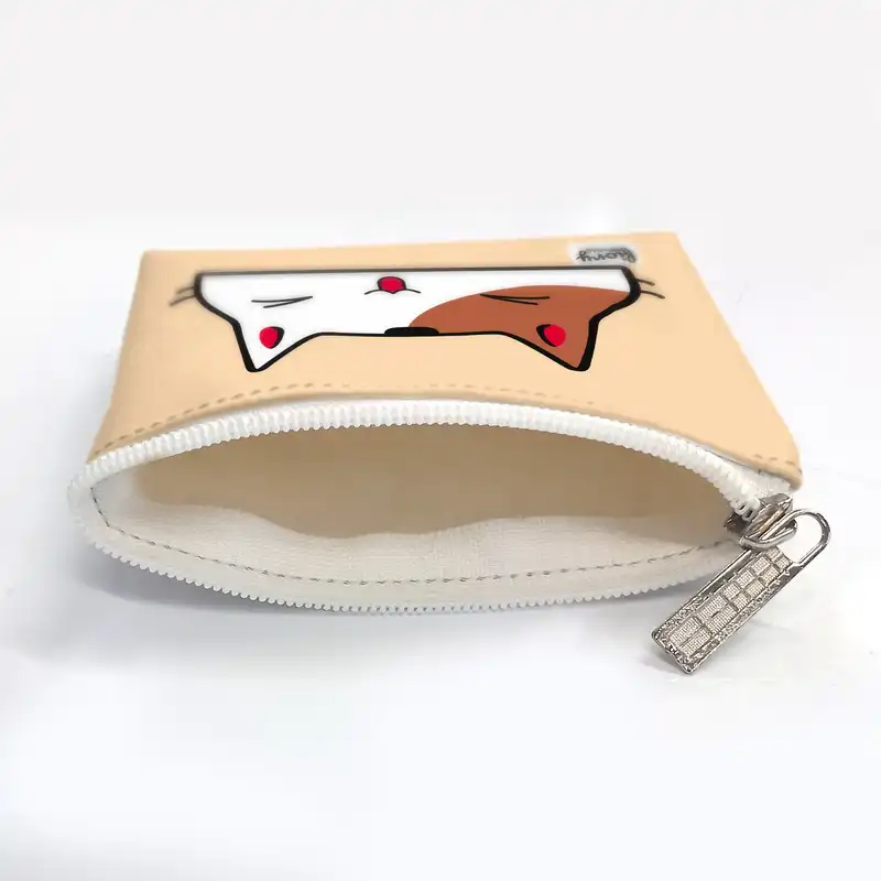 کیف پول فیوری مدل گربه فانتزی طرح ایموجی کد 2275