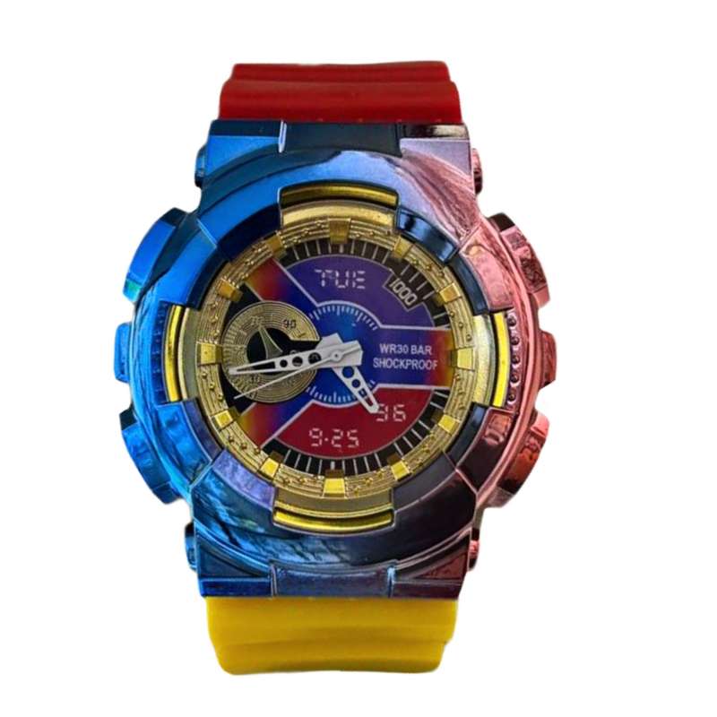 ساعت مچی عقربه ای بچگانه مدل اسپرت طرح تک زمانه ساعت مچی عقربه ای بچگانه مدل اسپرت طرح تک زمانه