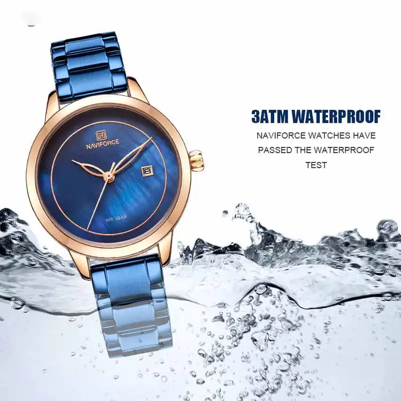 ساعت مچی عقربه ای زنانه نیوی فورس مدل 5008 B