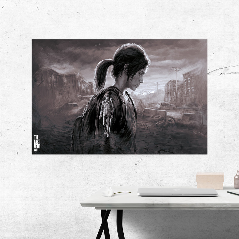 تابلو شاسی مدل نقاشی last of us کد 1167