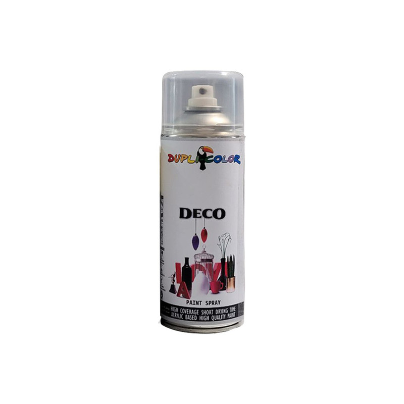 اسپری رنگ سفید دوپلی کالر مدل DECO حجم 375 میلی لیتر 