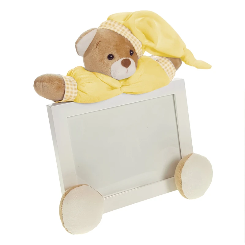 قاب عکس کودک نی نی سیس مدل خرس نانان کد GH-N-Ylw/13x18