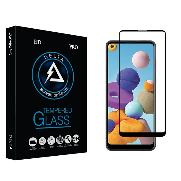 محافظ صفحه نمایش دلتا مدل HD مناسب برای گوشی موبایل سامسونگ Galaxy A21