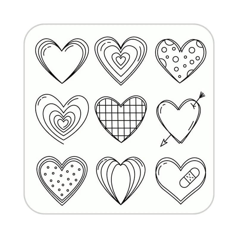 زیر لیوانی کاکتی طرح عاشقانه مدل mp37797