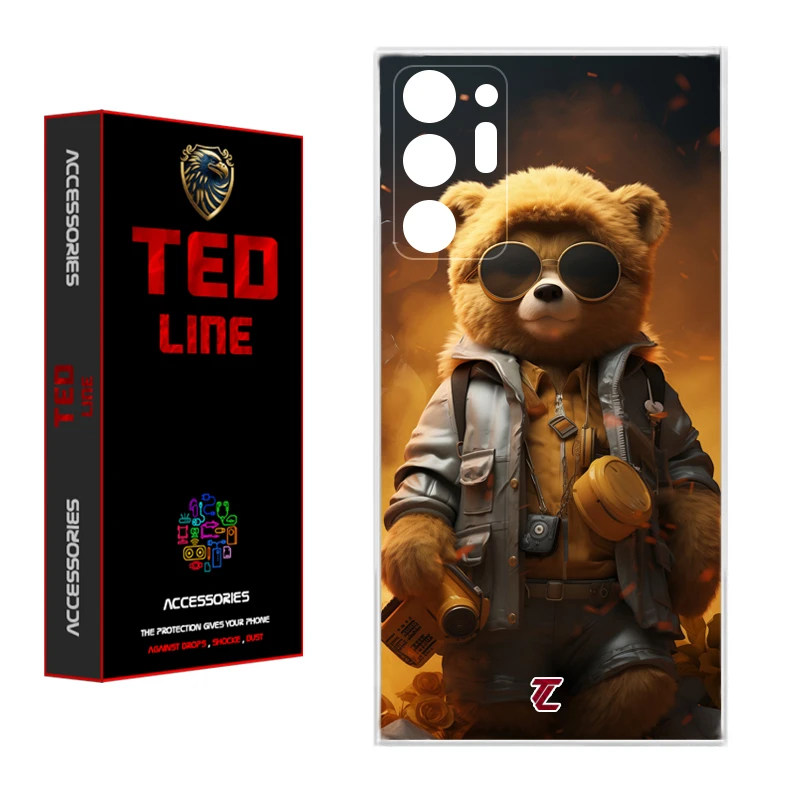 کاور تد لاین طرح خرس جنگی کد 1103 مناسب برای گوشی موبایل سامسونگ Galaxy Note 20 Ultra