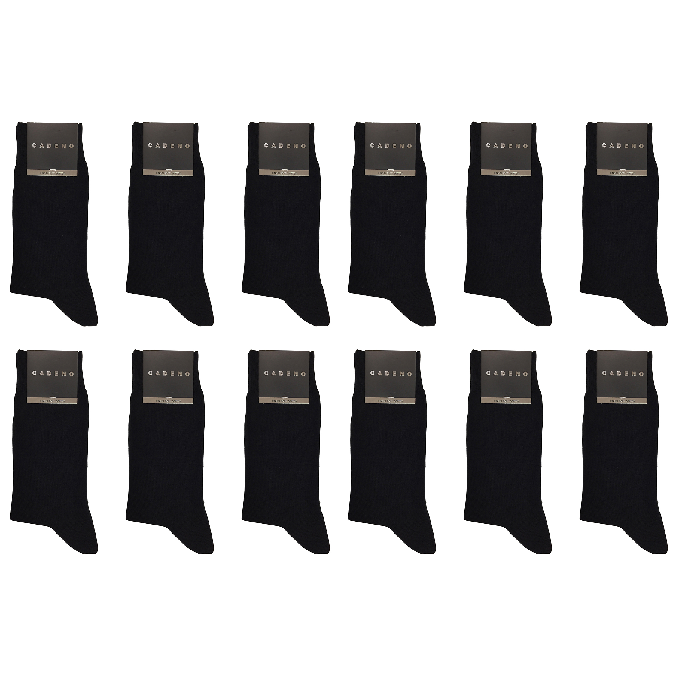 جوراب مردانه کادنو کد CA1101 بسته 12 عددی