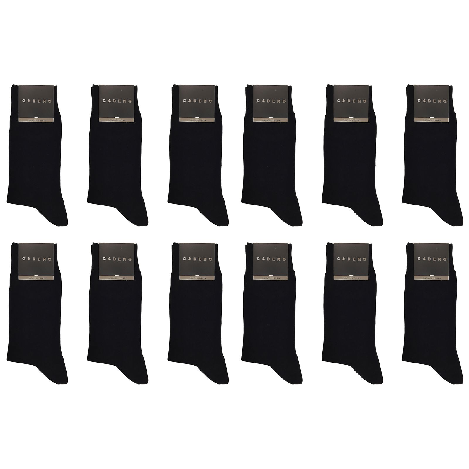جوراب مردانه کادنو کد CA1101 بسته 12 عددی -  - 1