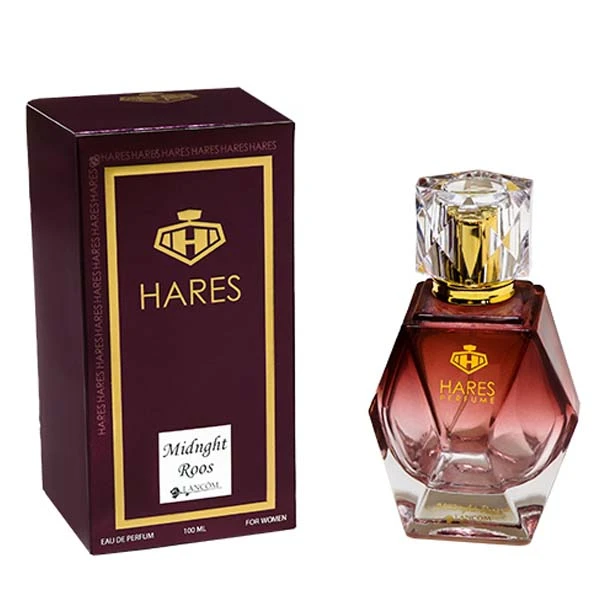 ادوپرفیوم زنانه حارث مدل لانکوم ترزور میدنایت رز با رایحه شیرین حجم 100 میلی‌لیتر