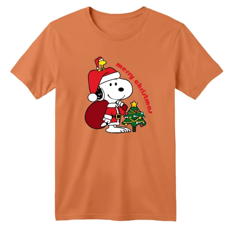 تی شرت آستین کوتاه بچگانه مدل اسنوپی کریسمس کد 9