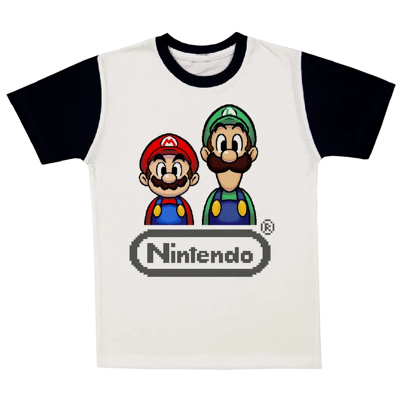 تی شرت آستین کوتاه پسرانه مدل سوپر ماریو