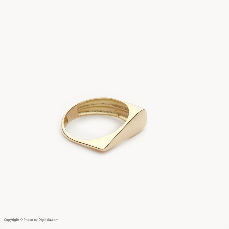 انگشتر طلا 18 عیار زنانه پرسته مدل قلب کشیده کد WR587 سایز 54