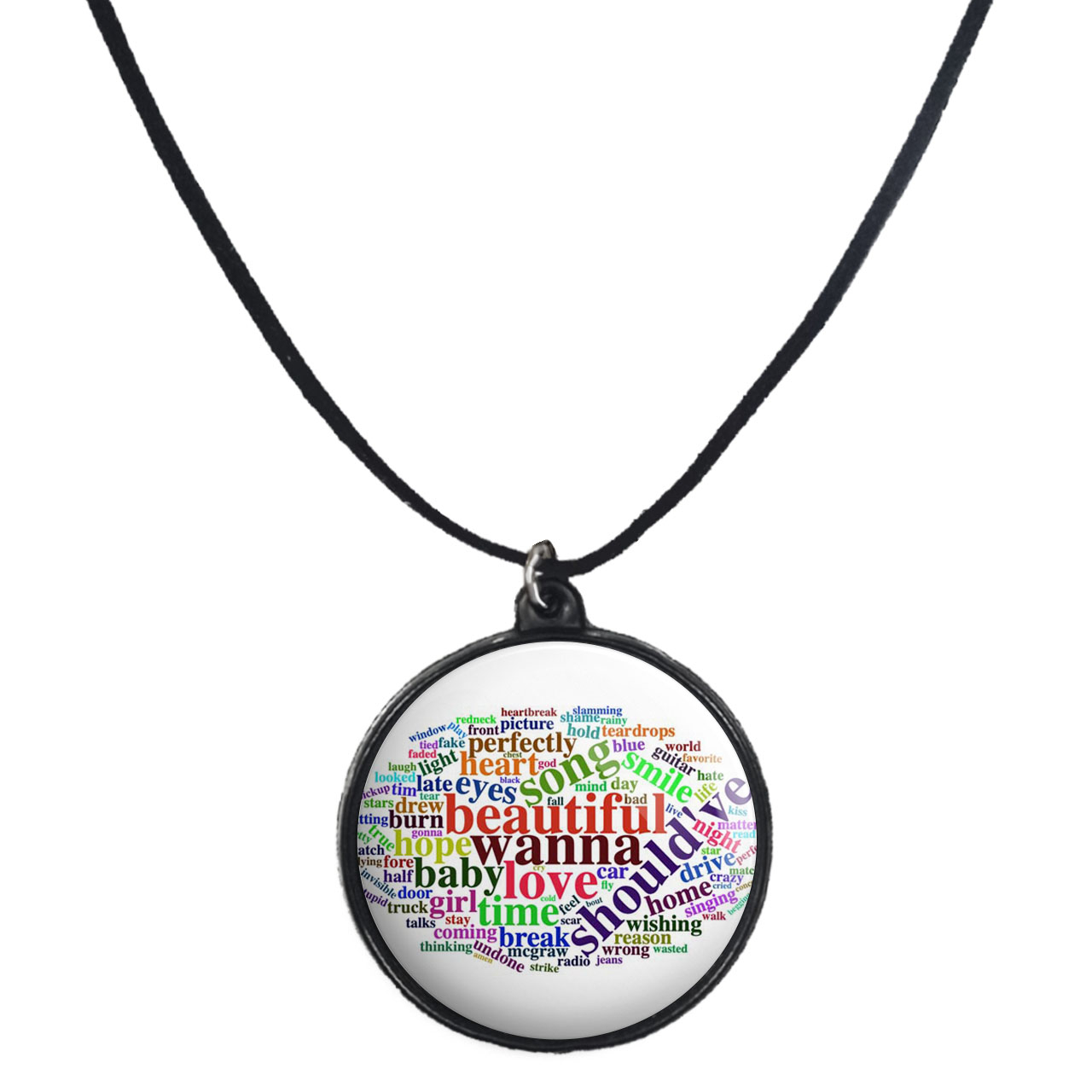 گردنبند پرمانه طرح تیلور سویفت کد pmb.2882 مدل دو طرفه