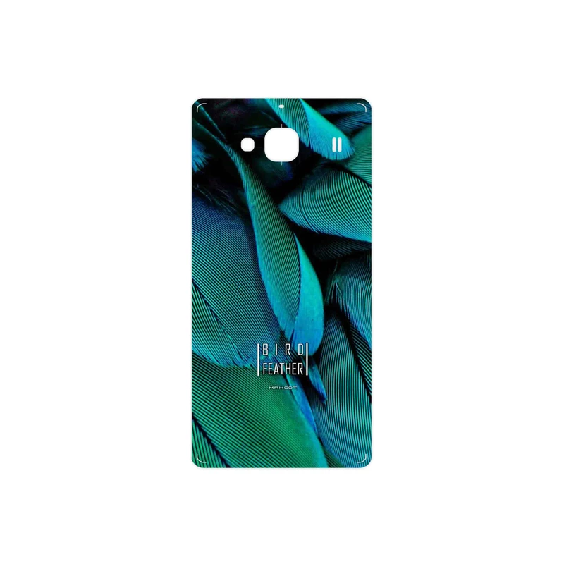 برچسب پوششی ماهوت مدل Green Feather مناسب برای گوشی موبایل شیائومی Redmi 2