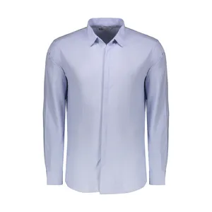 پیراهن آستین بلند مردانه شیک دوخت کد SP003