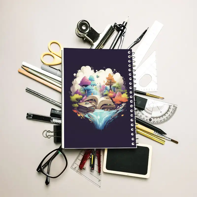 دفتر مشق 50 برگ مدوپد مدل Ghibli کد DF2485