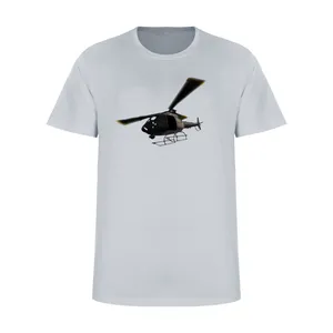 تی شرت آستین کوتاه زنانه مدل پرواز کد L317 رنگ طوسی