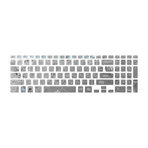 برچسب حروف فارسی کیبورد توییجین و موییجین مدل colors 07 مناسب برای لپ تاپ دل Latitude 3540 (P28F)