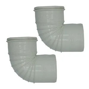 اتصال زانویی گلین لعل مدل 110  90 درجه بسته 2 عددی