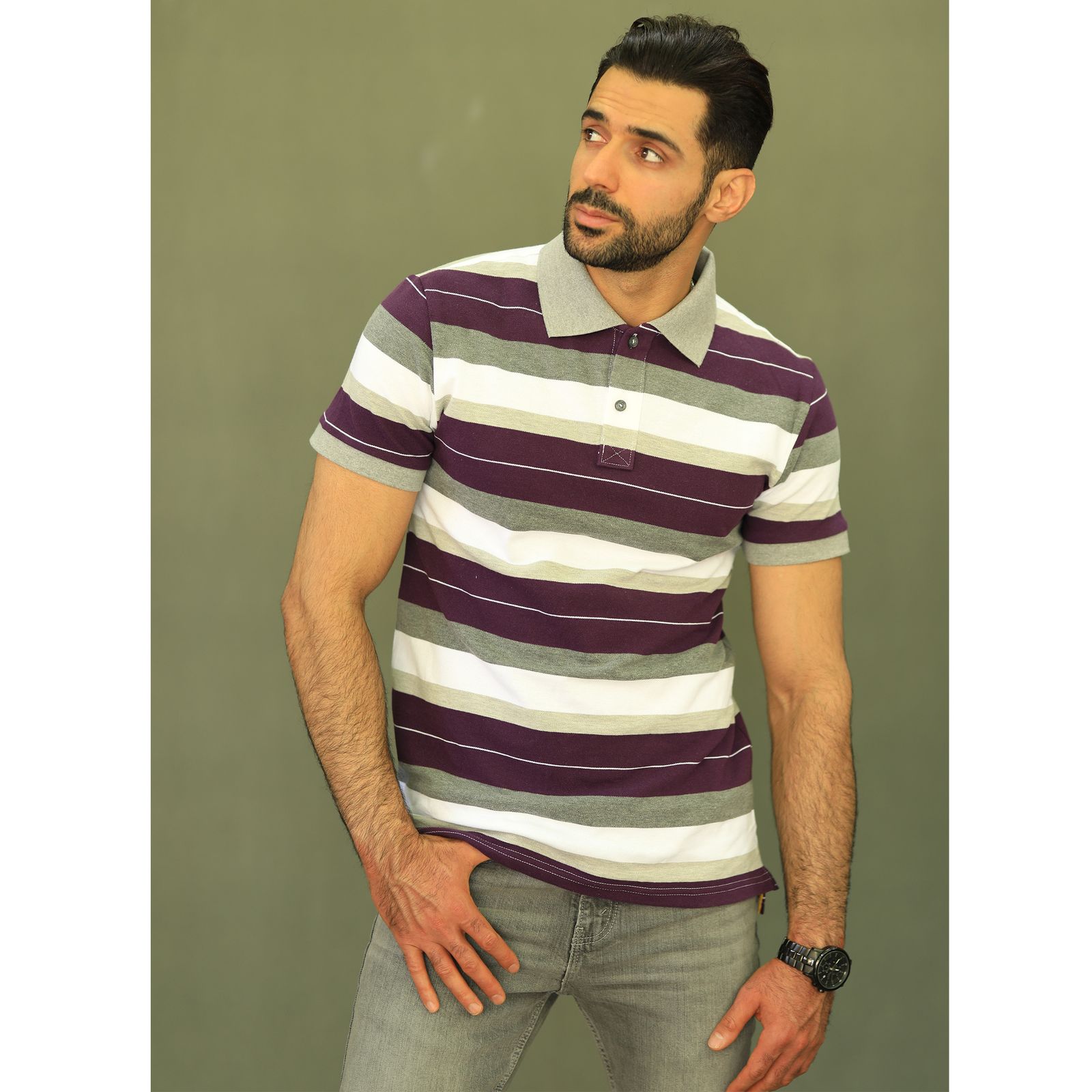 پولوشرت آستین کوتاه مردانه لرد آرچر مدل 1034-120