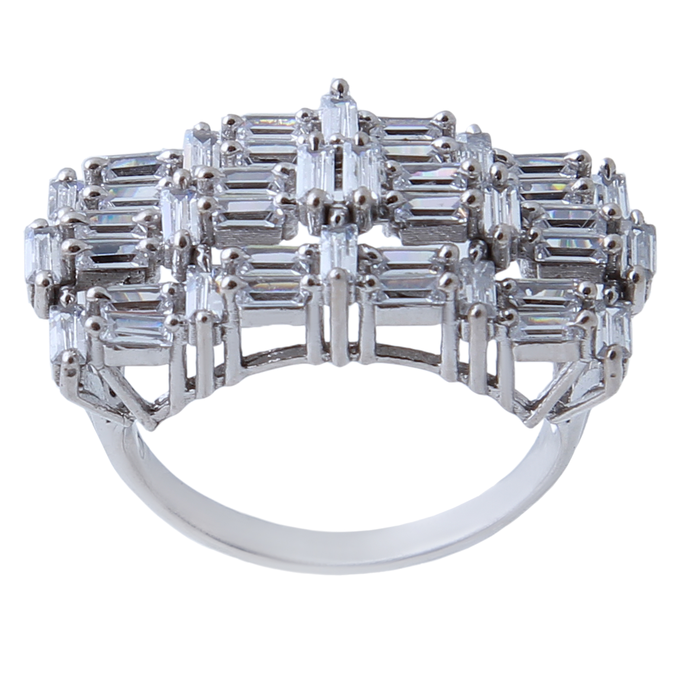  انگشتر نقره زنانه بازرگانی میلادی کد AWR_581