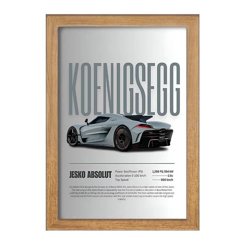 تابلو خندالو مدل ماشین اسپرت کد F10365