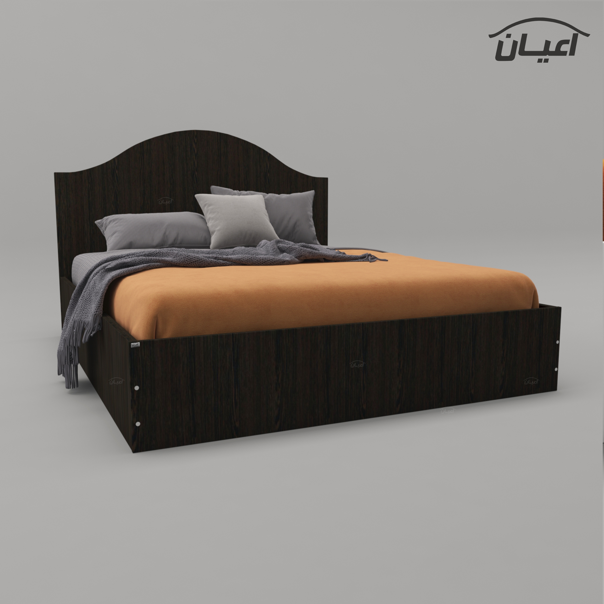 تخت خواب دونفره اعیان مدل FH365 سایز 160x200 سانتی متر