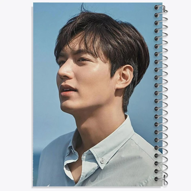 دفتر ژورنال نویسی 50 برگ خندالو مدل نقطه ای طرح لی مین هو Lee min ho کد 20906