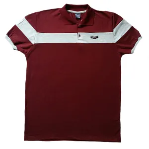 پولوشرت آستین کوتاه مردانه مدل سایز بزرگ یقه دار کد T-4000