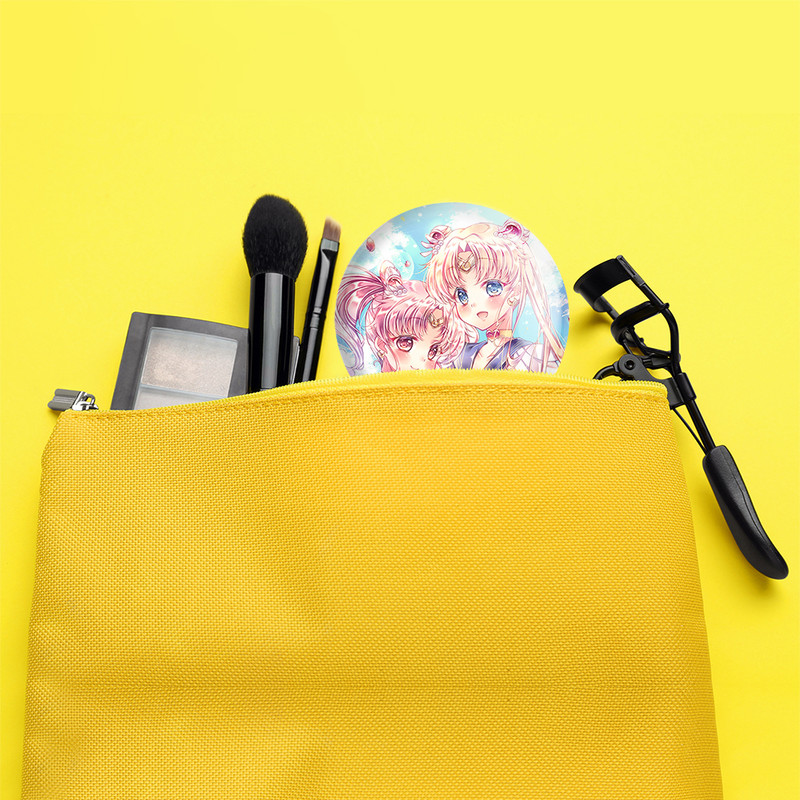 آینه جیبی خندالو مدل اوساگی تسوکینو و چیبیوسا انیمه سیلور مون Sailor Moon کد 17459 آینه جیبی خندالو مدل اوساگی تسوکینو و چیبیوسا انیمه سیلور مون Sailor Moon کد 17459