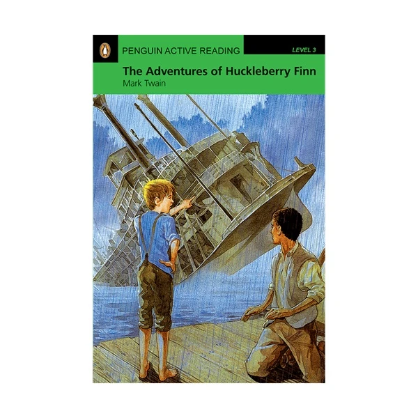 کتاب Penguin Active Reading 3 The Adventures of Huckleberry Finn اثر Mark Twain انتشارات جنگل