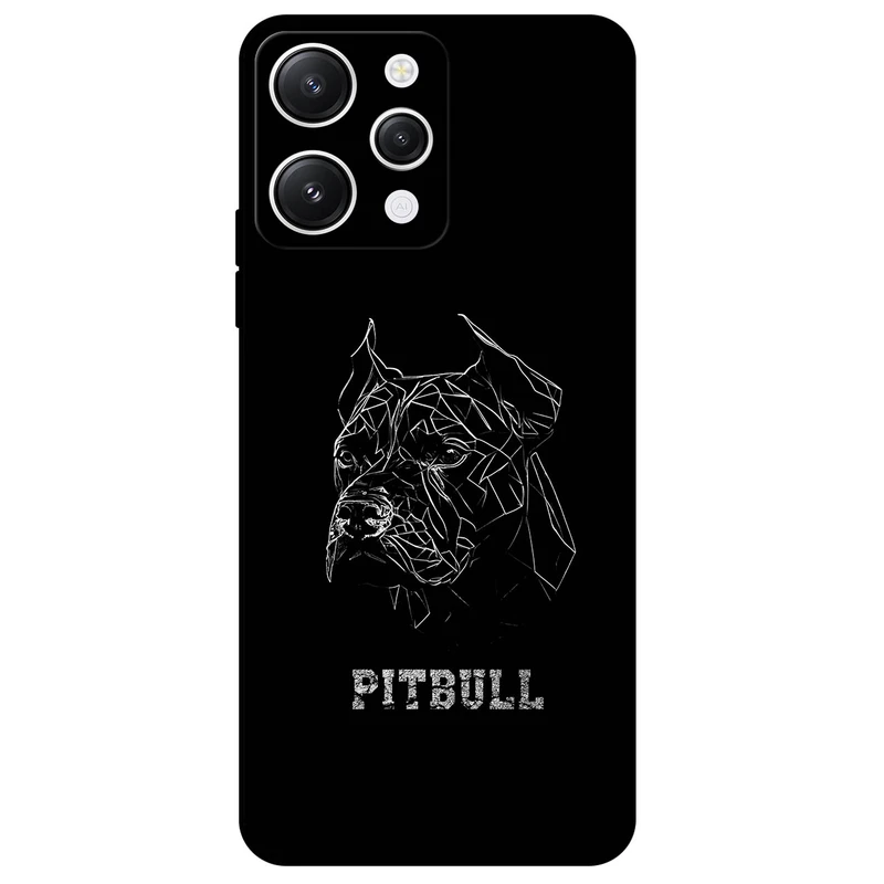 کاور مگافون طرح پیتبول مدل 1883 مناسب برای گوشی موبایل شیائومی Redmi 12 4G